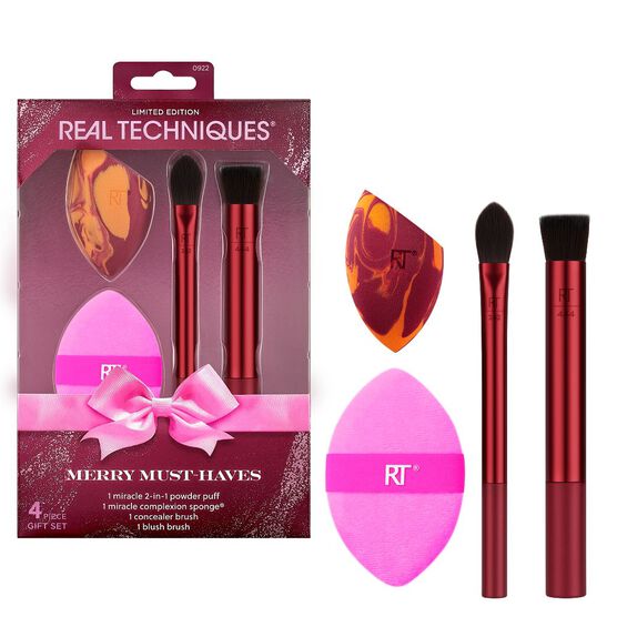 KIT PINCÉIS E ESPONJA REAL TECHNIQUES DESEJOS DE BELEZA
